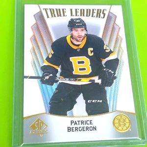 Patrice Bergeron SP Authentic Team Leaders #TL-22 NHL Team Boston Bruins